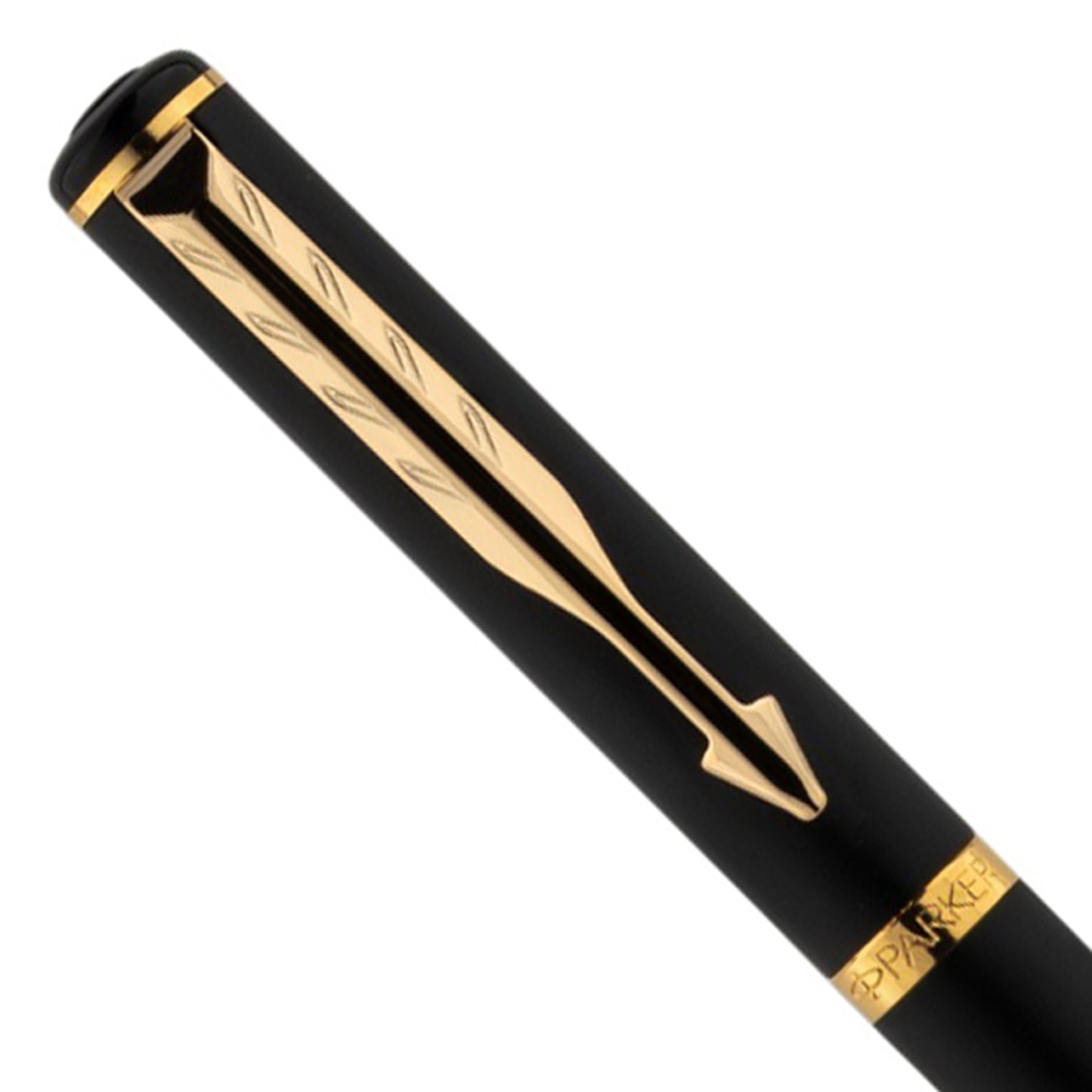 Parker Premium Rialto Matte Black GT Ballpoint Pen 9000040624