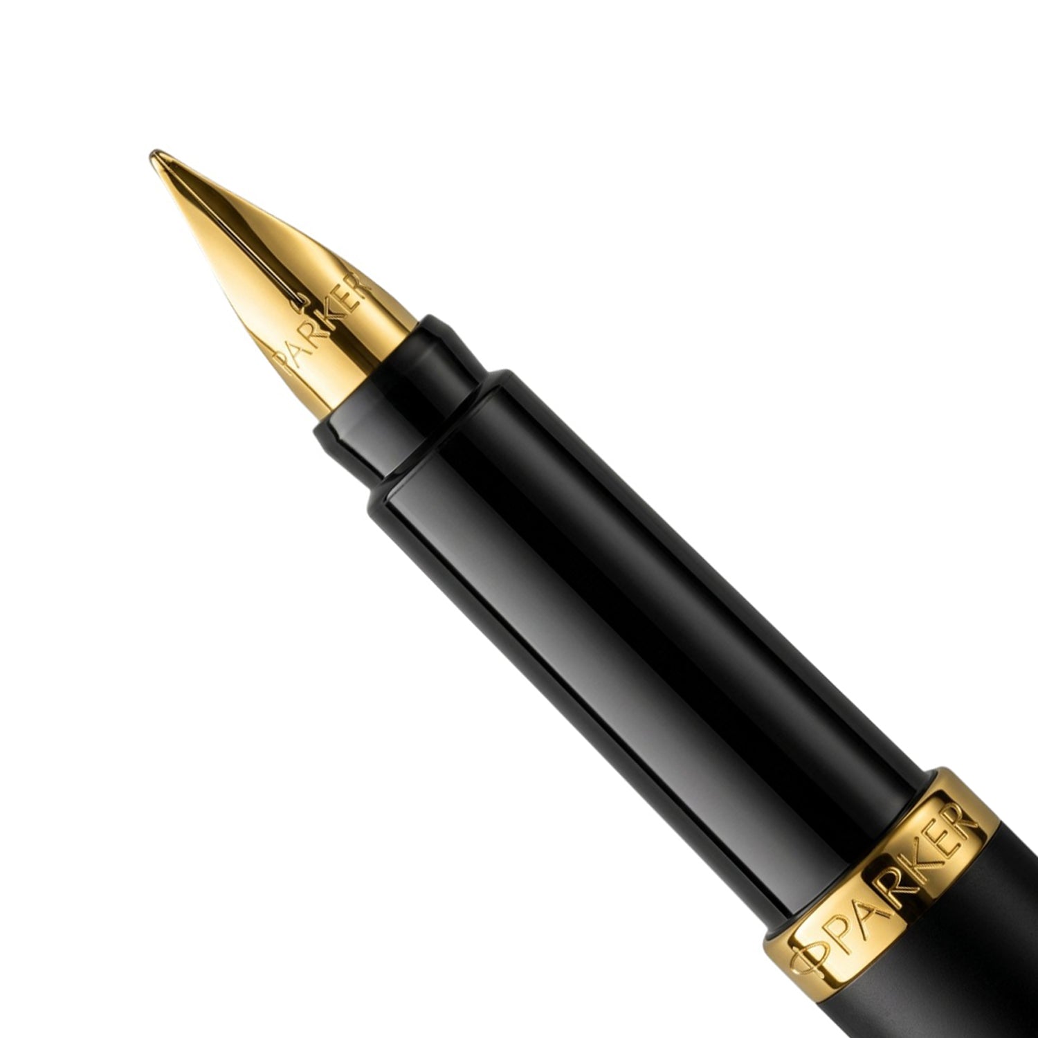 Parker Premium Rialto Matte Black GT Fountain Pen