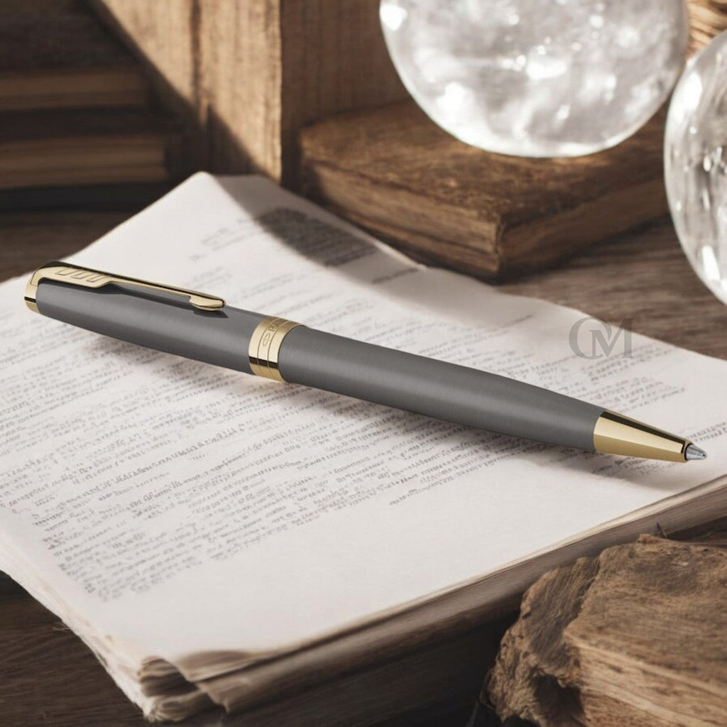 Parker Premium Sonnet Grey GT Ballpoint Pen 9000039908