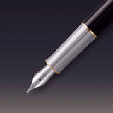 Parker Premium Sonnet Metal & Black Lacquer GT Fountain Pen