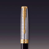 Parker Premium Sonnet Metal & Black Lacquer GT Fountain Pen