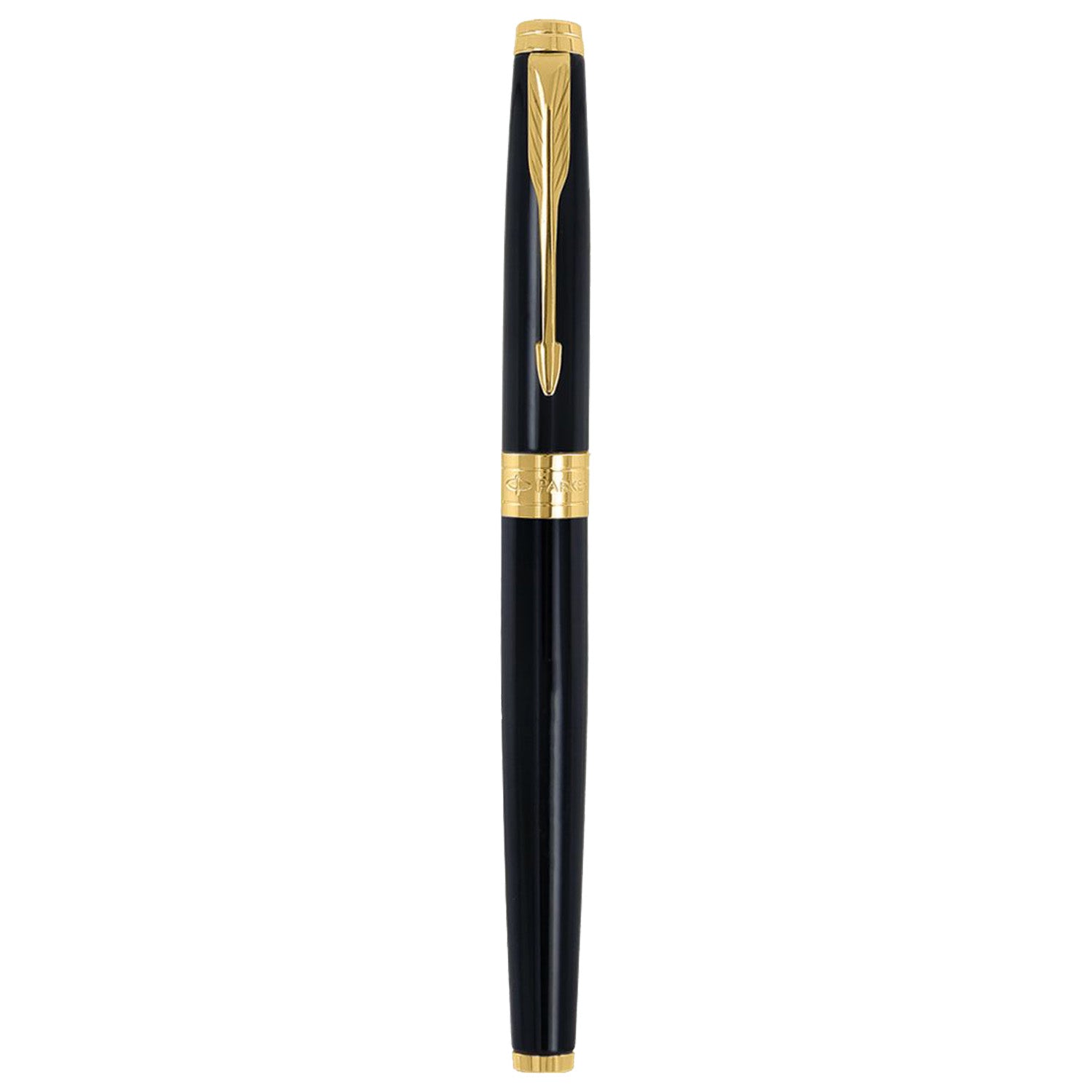 Parker Premium Aster Lacque Black GT Roller Ball Pen 9000023076