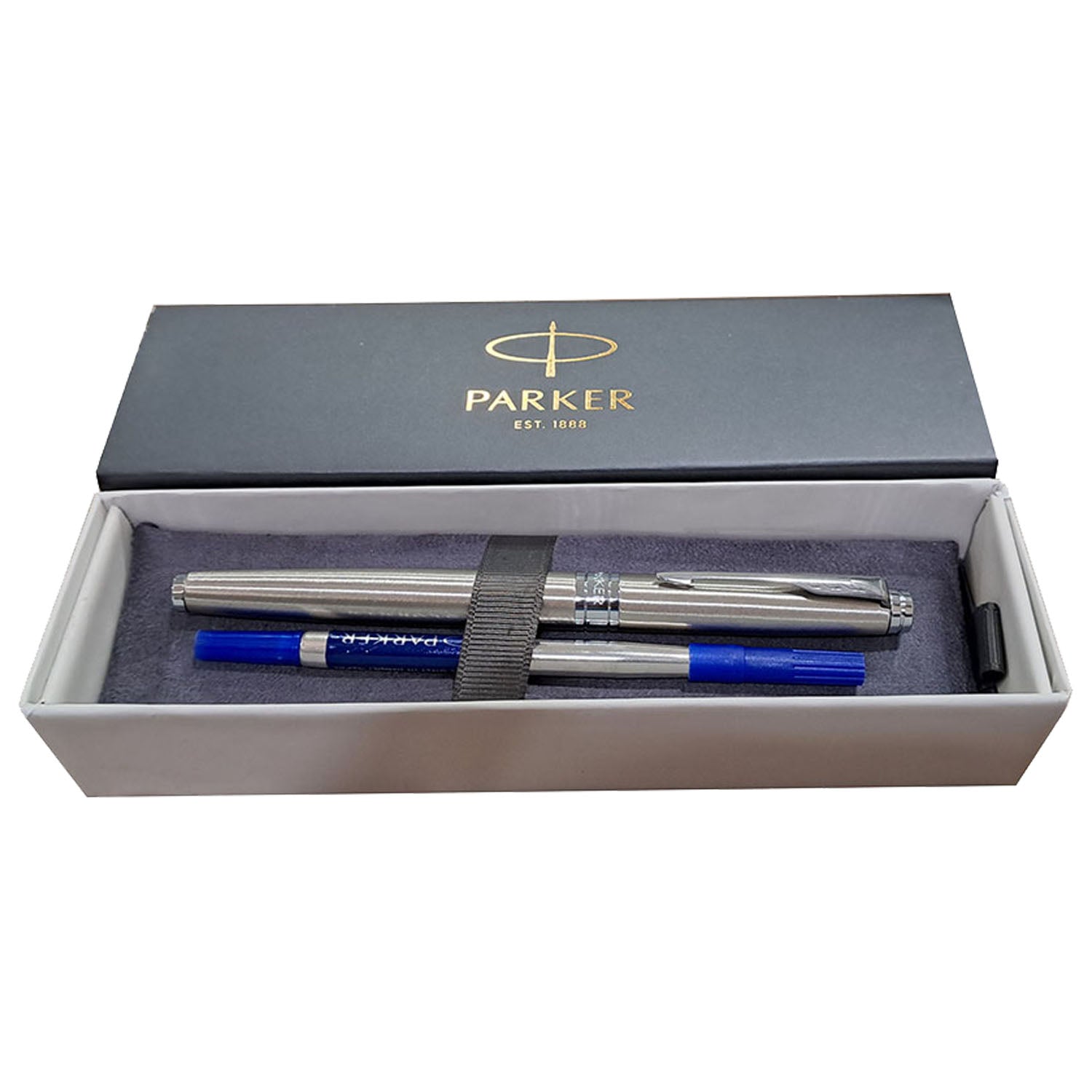 Parker Premium Aster Brushed Metal CT Roller Ball Pen 9000028532