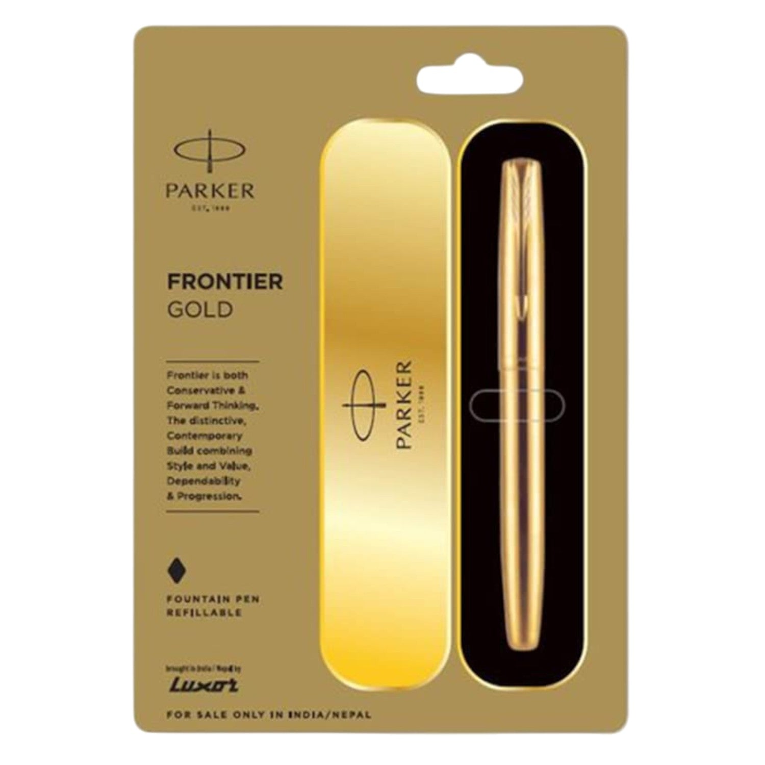 Parker Frontier Gold GT Fountain Pen