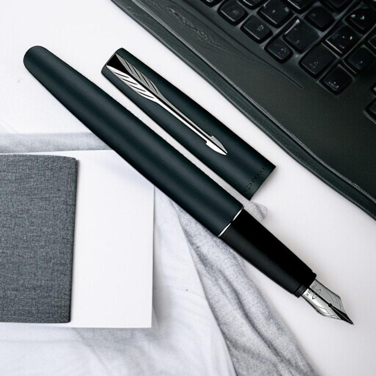 Parker Frontier Matte Black CT Fountain Pen