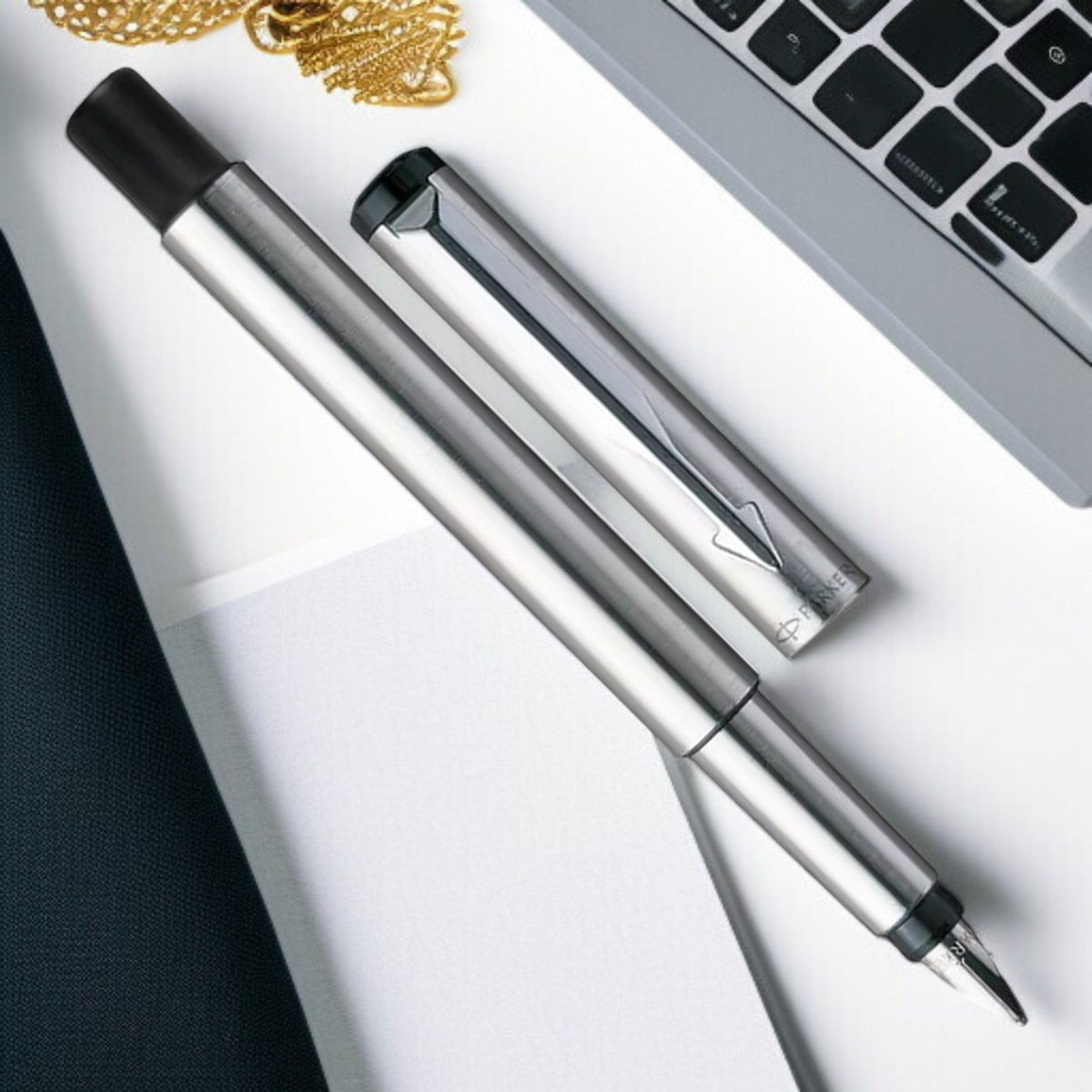 Parker Vector Stainless Steel CT Fountain Pen