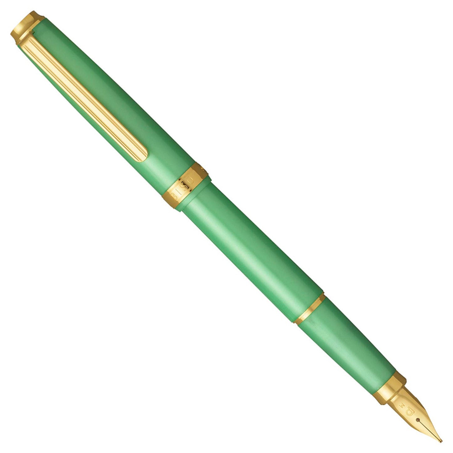 Platinum Biso Sparkle Mint Green GT Fountain Pen (Limited Edition)