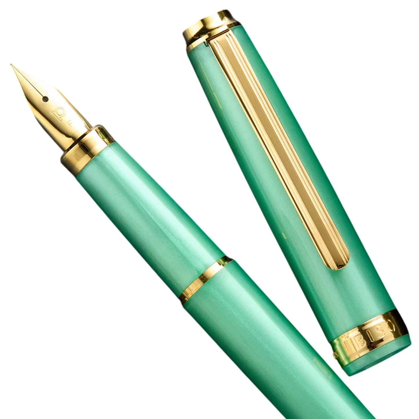 Platinum Biso Sparkle Mint Green GT Fountain Pen (Limited Edition)