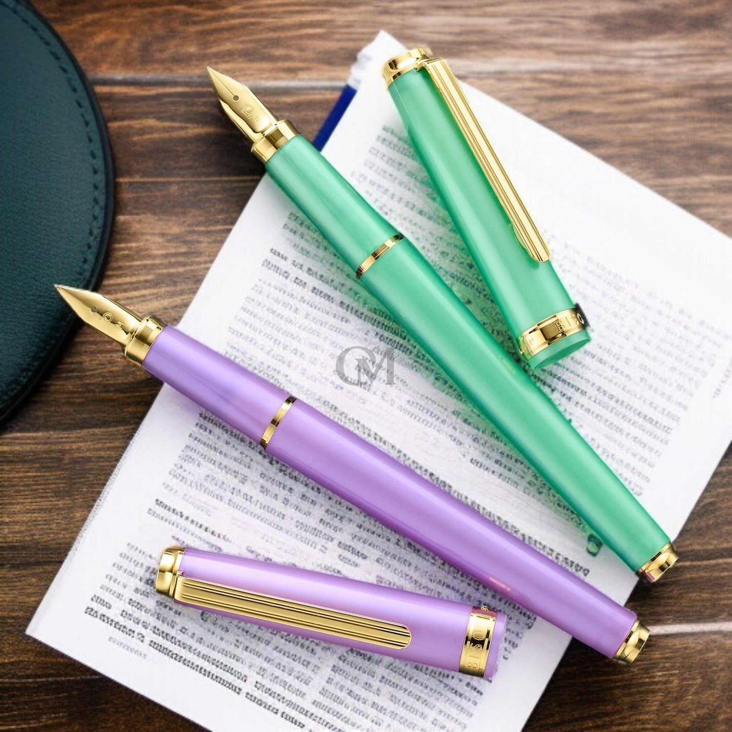 Platinum Biso Sparkle Mint Green GT Fountain Pen (Limited Edition)