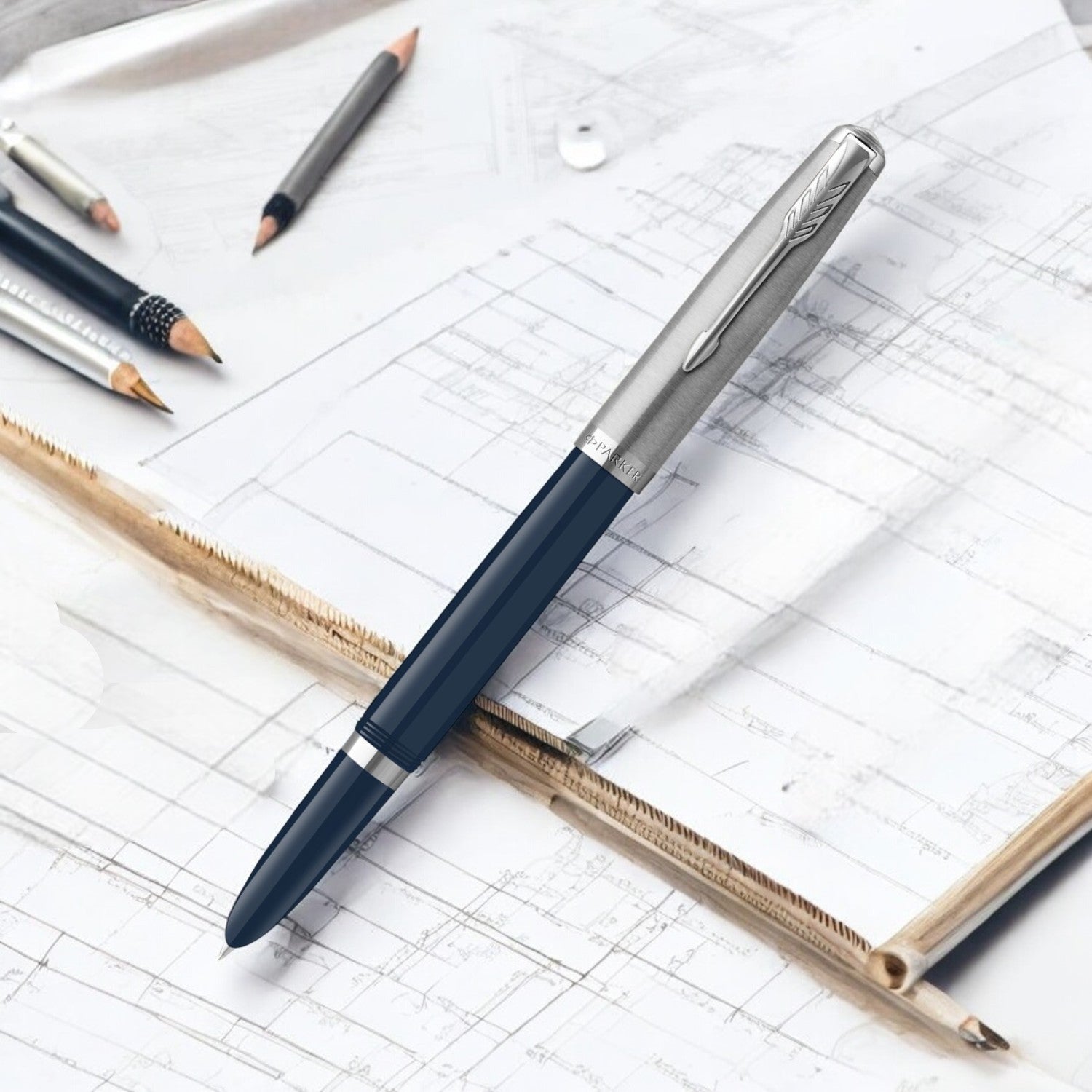 Parker 51 Midnight Blue CT Fountain Pen