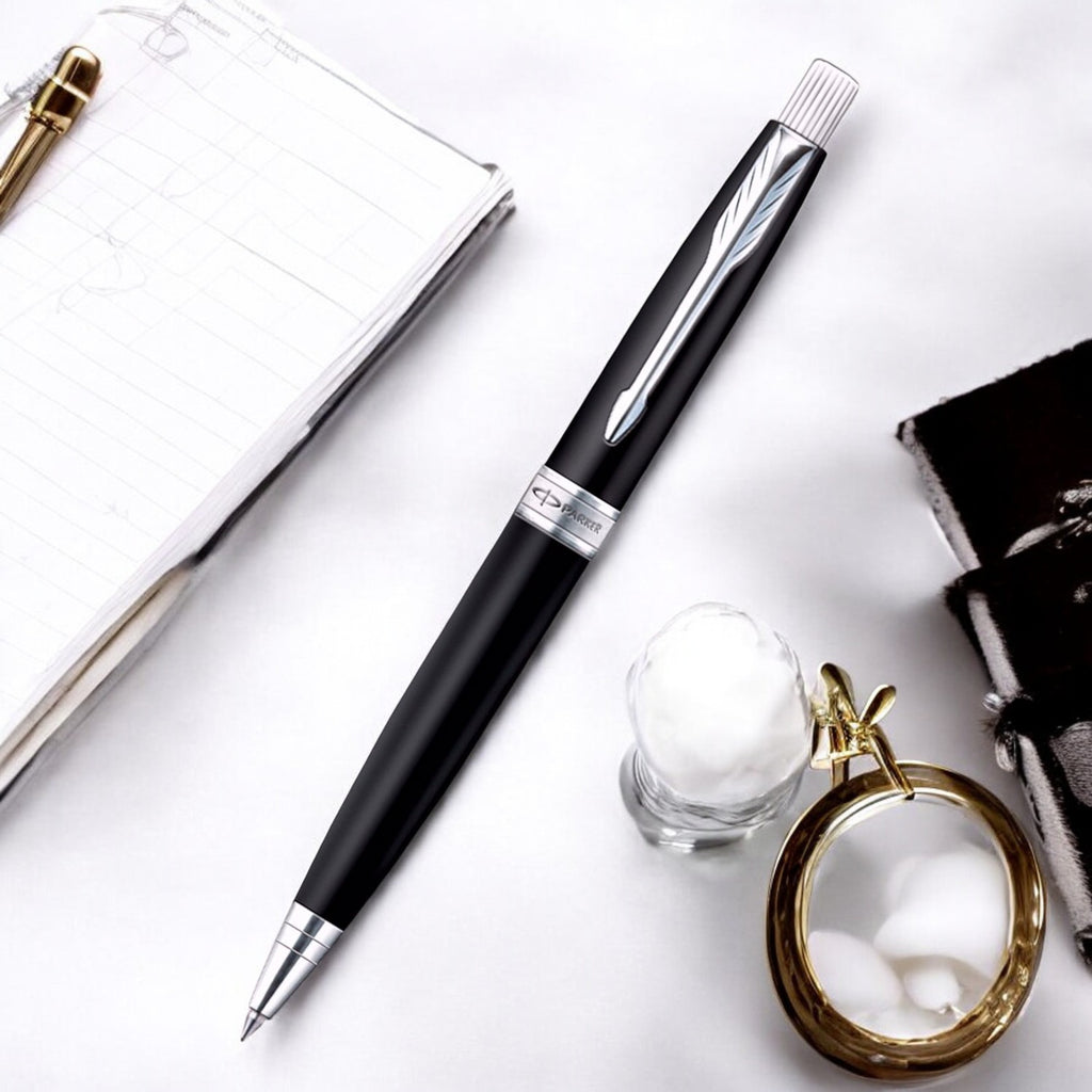 Parker Aster Matte Black CT Ballpoint Pen 9000018146