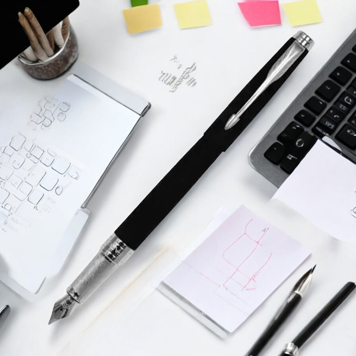Parker Aster Matte Black CT Fountain Pen