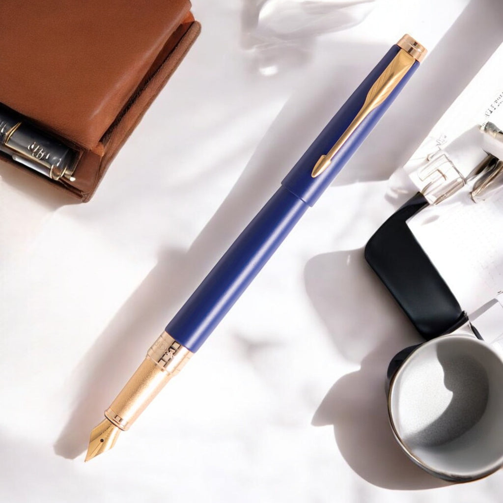 Parker Aster Matte Blue GT Fountain Pen