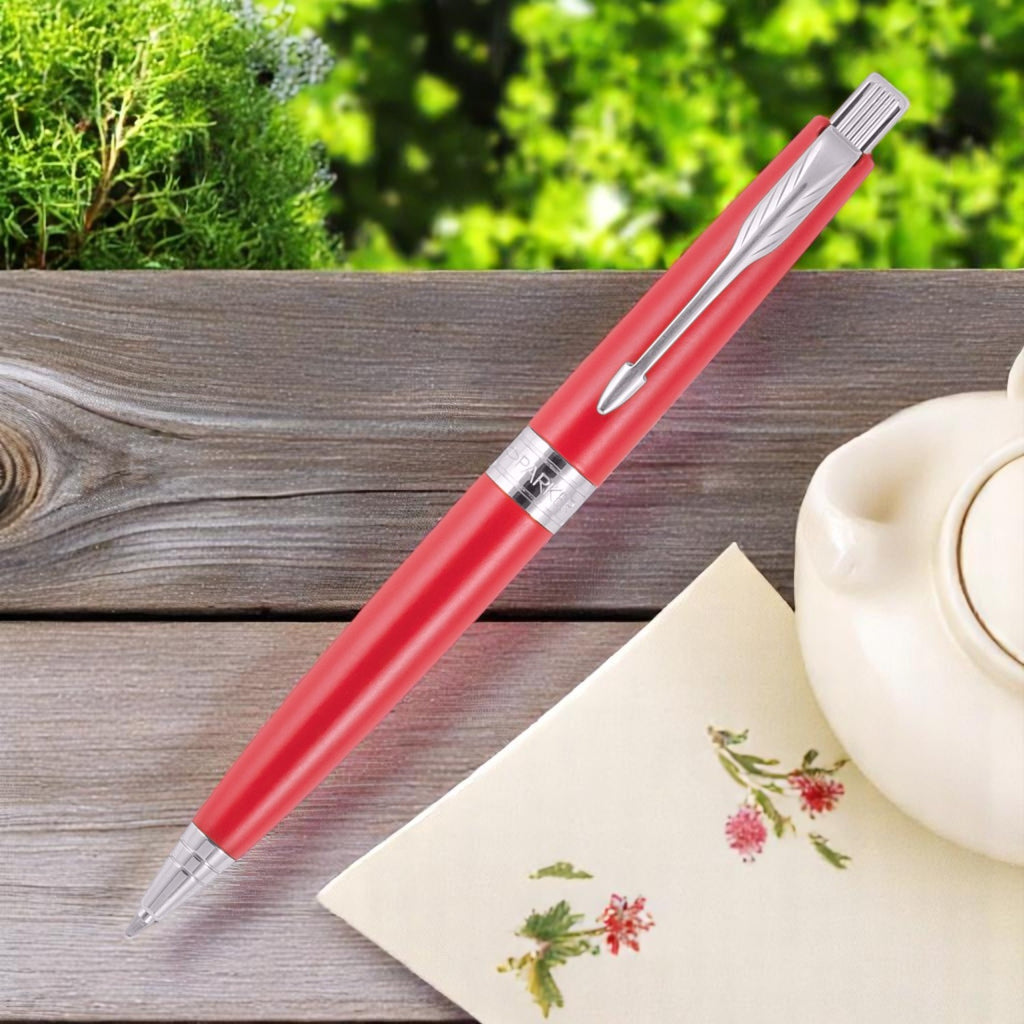 Parker Aster Matte Red CT Ballpoint Pen 9000025724