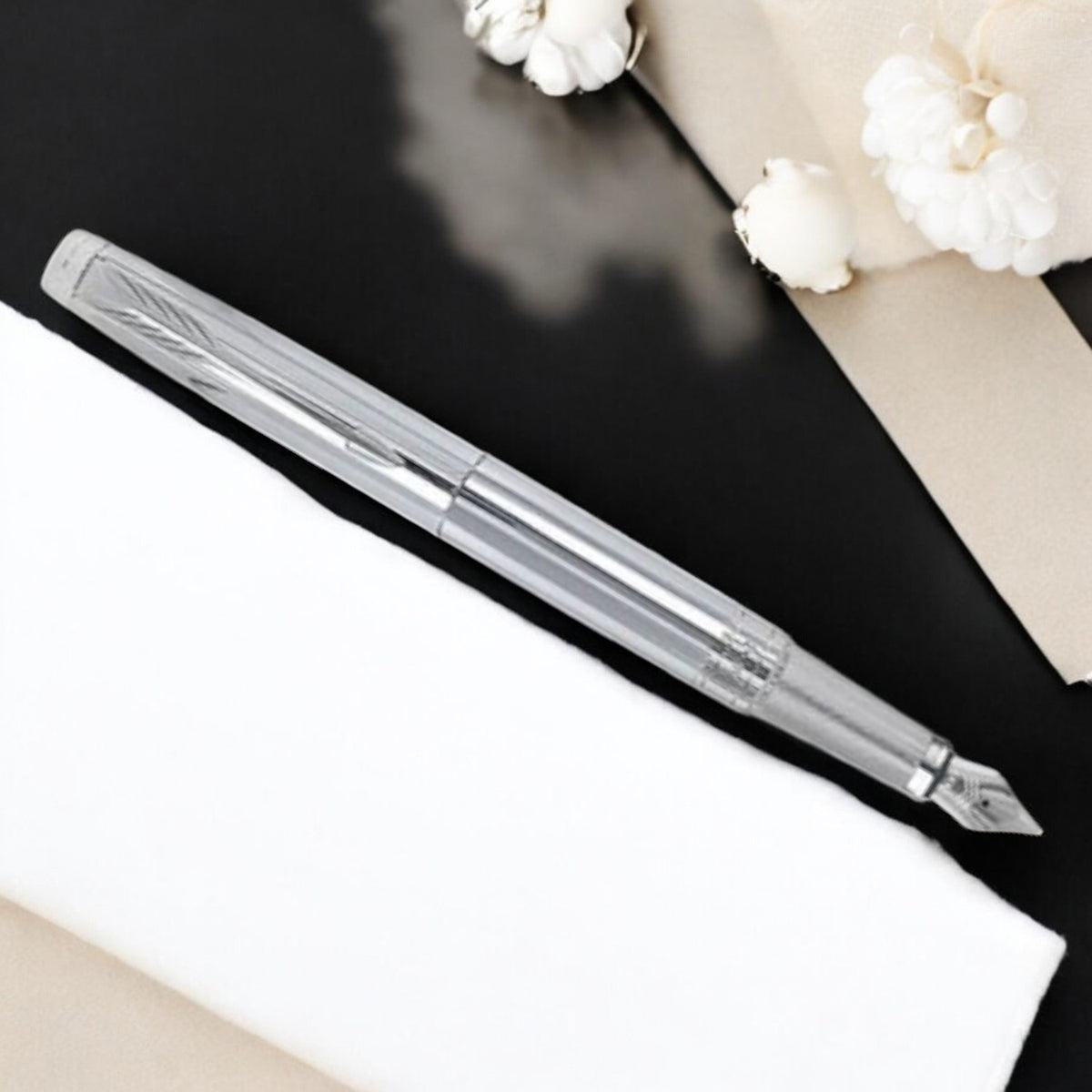 Parker Aster Shiny Chrome CT Fountain Pen
