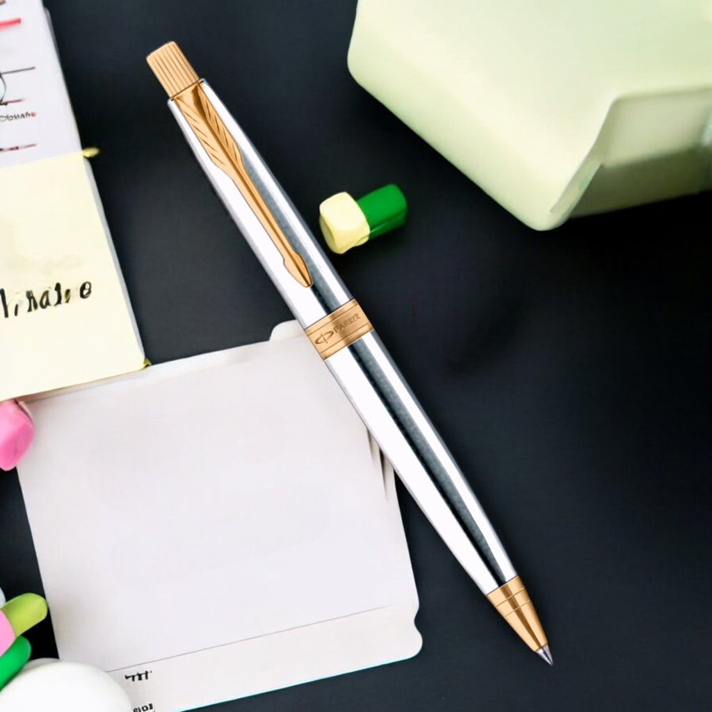 Parker Aster Shiny Chrome GT Ballpoint Pen 9000019826