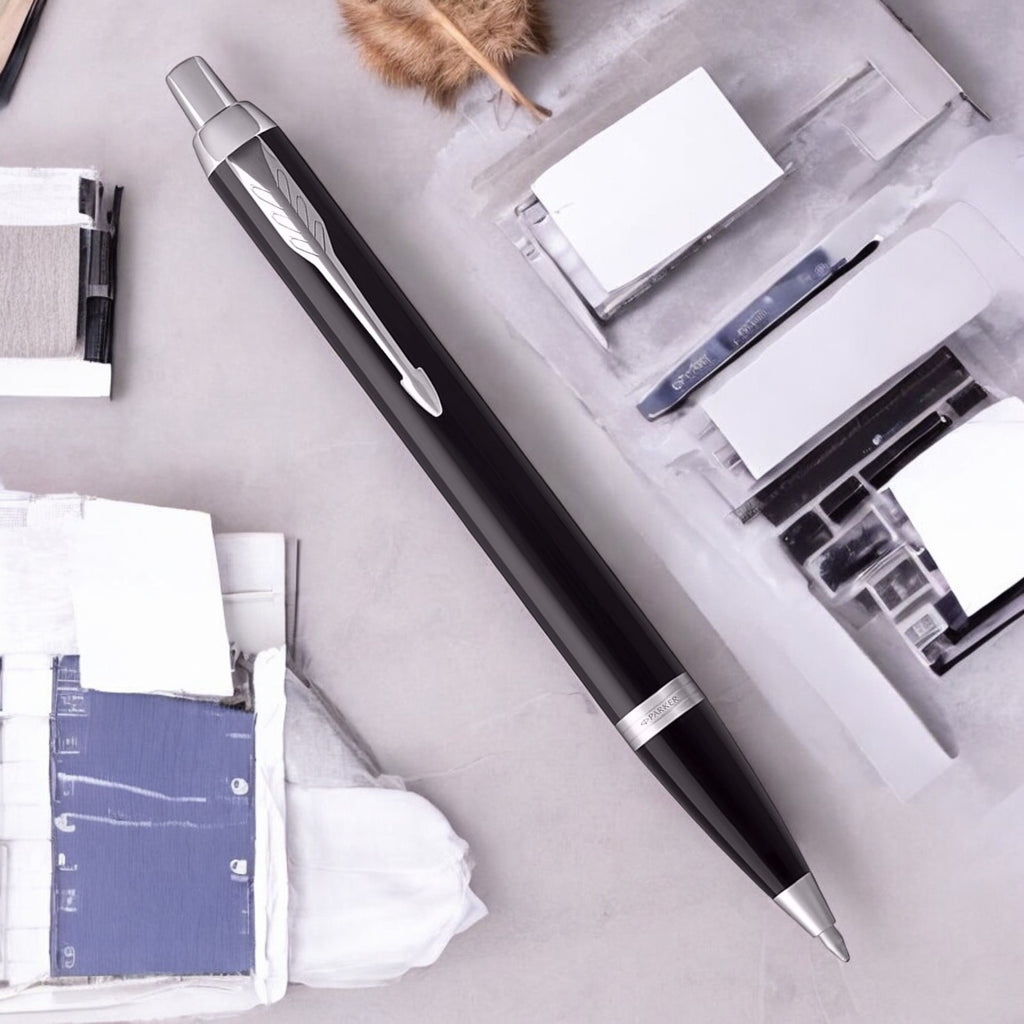 Parker IM Metal Black CT Ballpoint Pen 9000025980