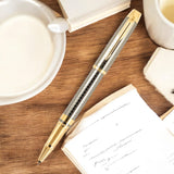 Parker Odyssey Gun Metal Chiseled GT Roller Ball Pen 9000025868