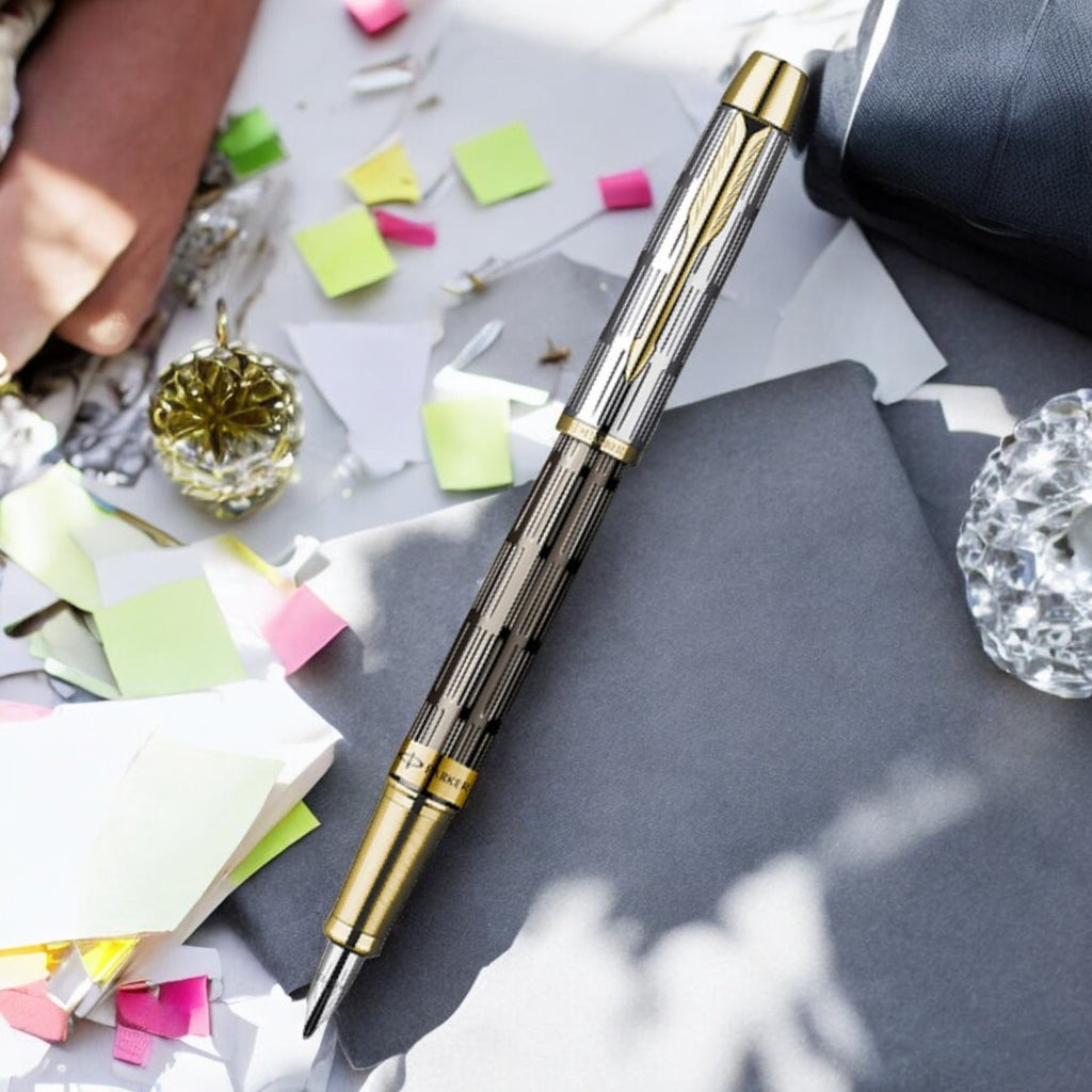 Parker Odyssey Twin Chiselled GT Fountain Pen