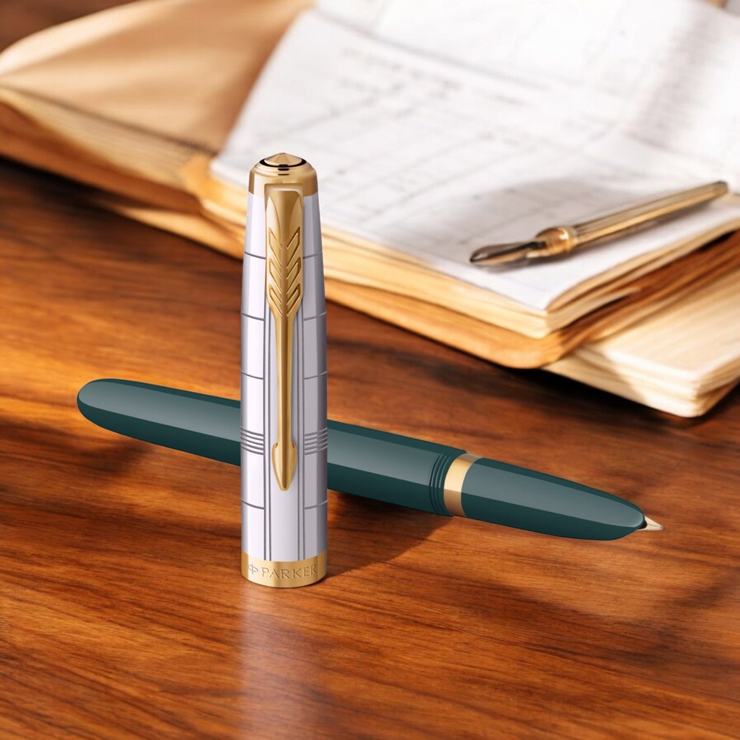 Parker Premium 51 Forest Green GT Fountain Pen