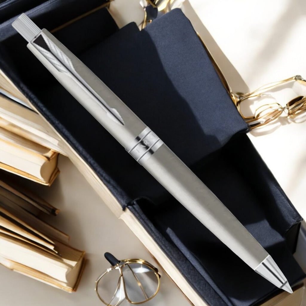 Parker Premium Aster Brushed Metal CT Ballpoint Pen 9000028531