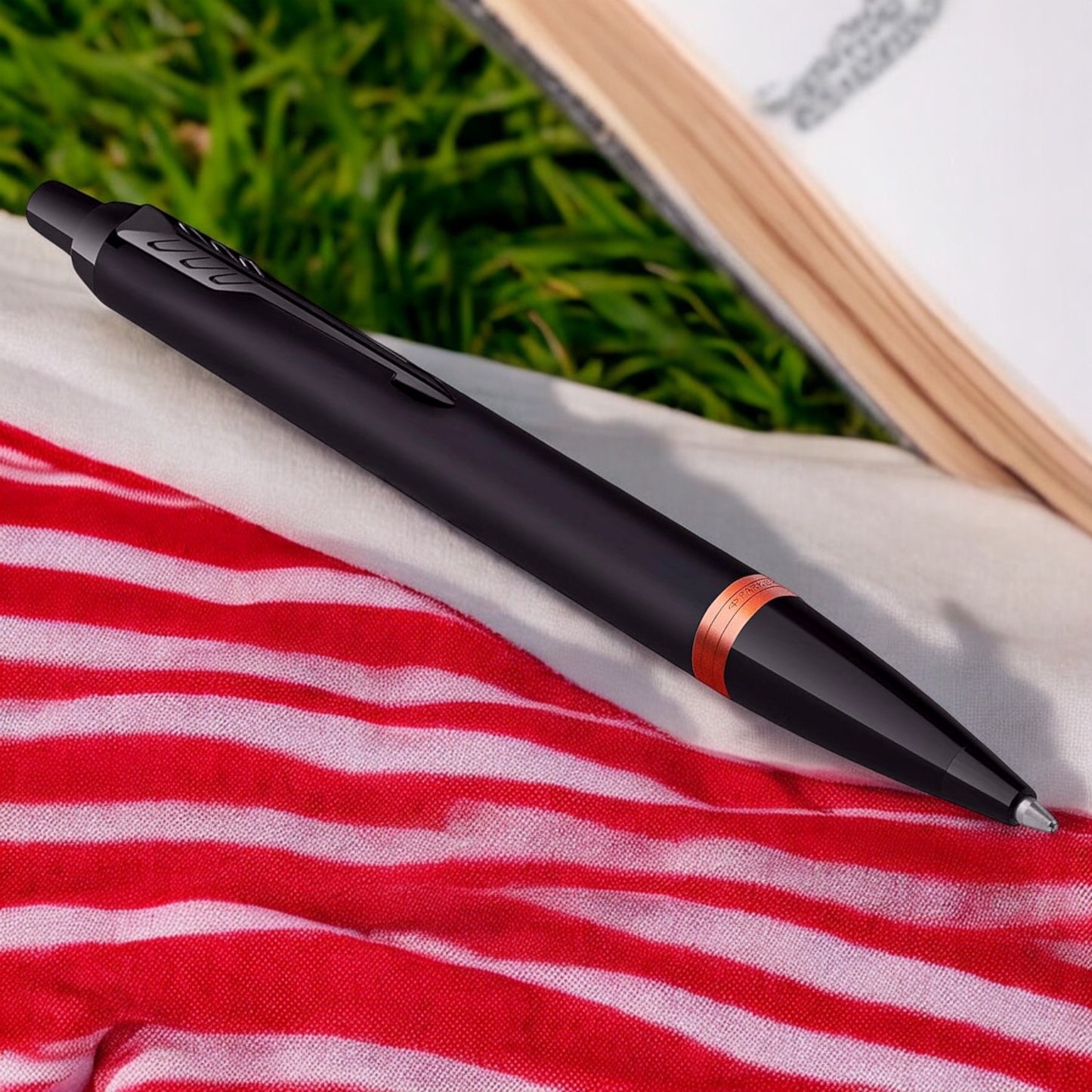 Parker Premium IM Flame Orange Ballpoint Pen 9000034640