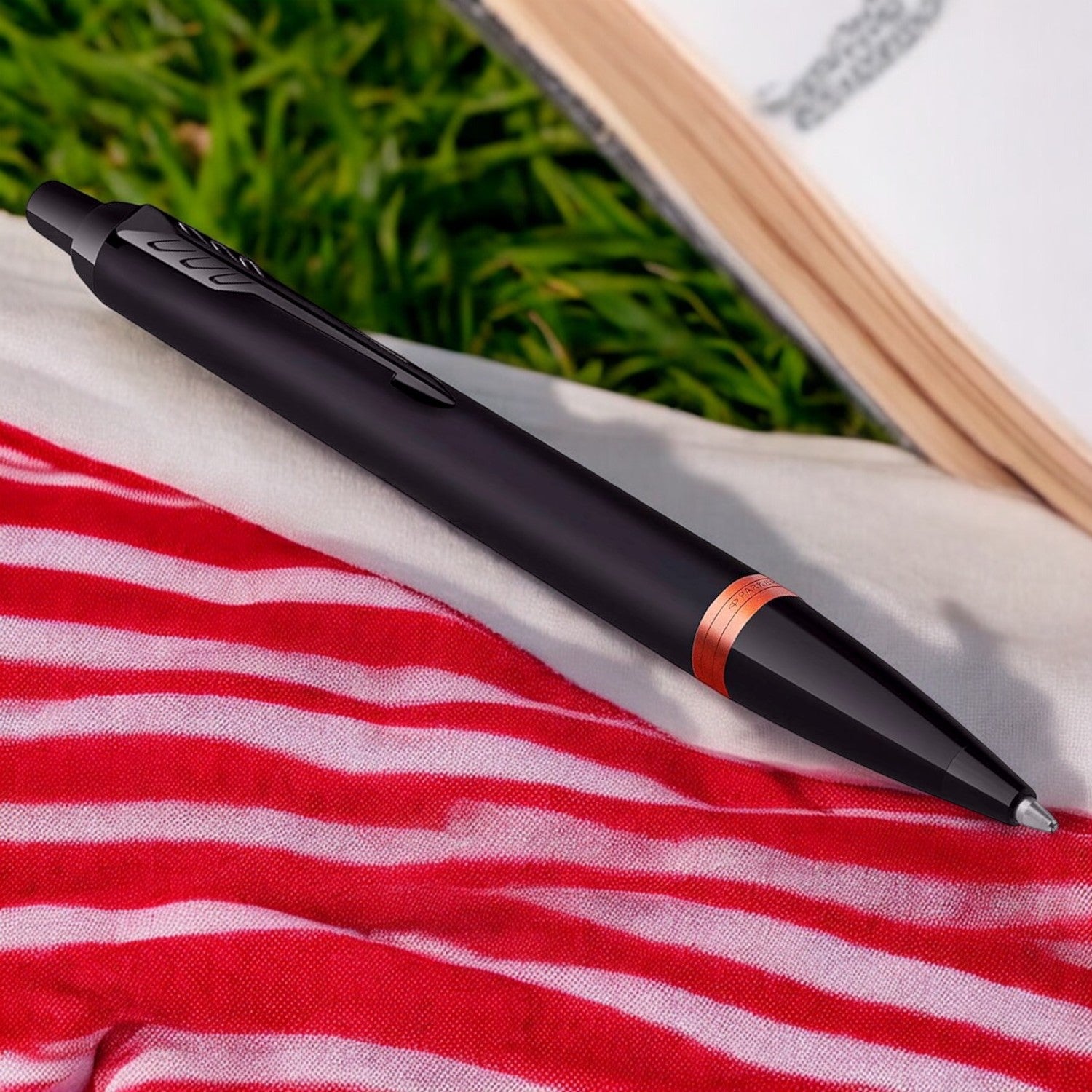 Parker Premium IM Flame Orange Ballpoint Pen 9000034640
