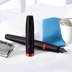 Parker Premium IM Flame Orange Fountain Pen