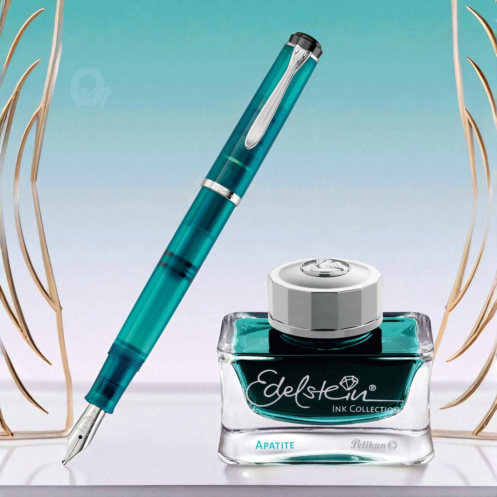 Pelikan Classic M205 Apatite Fountain Pen Set (Special Edition)
