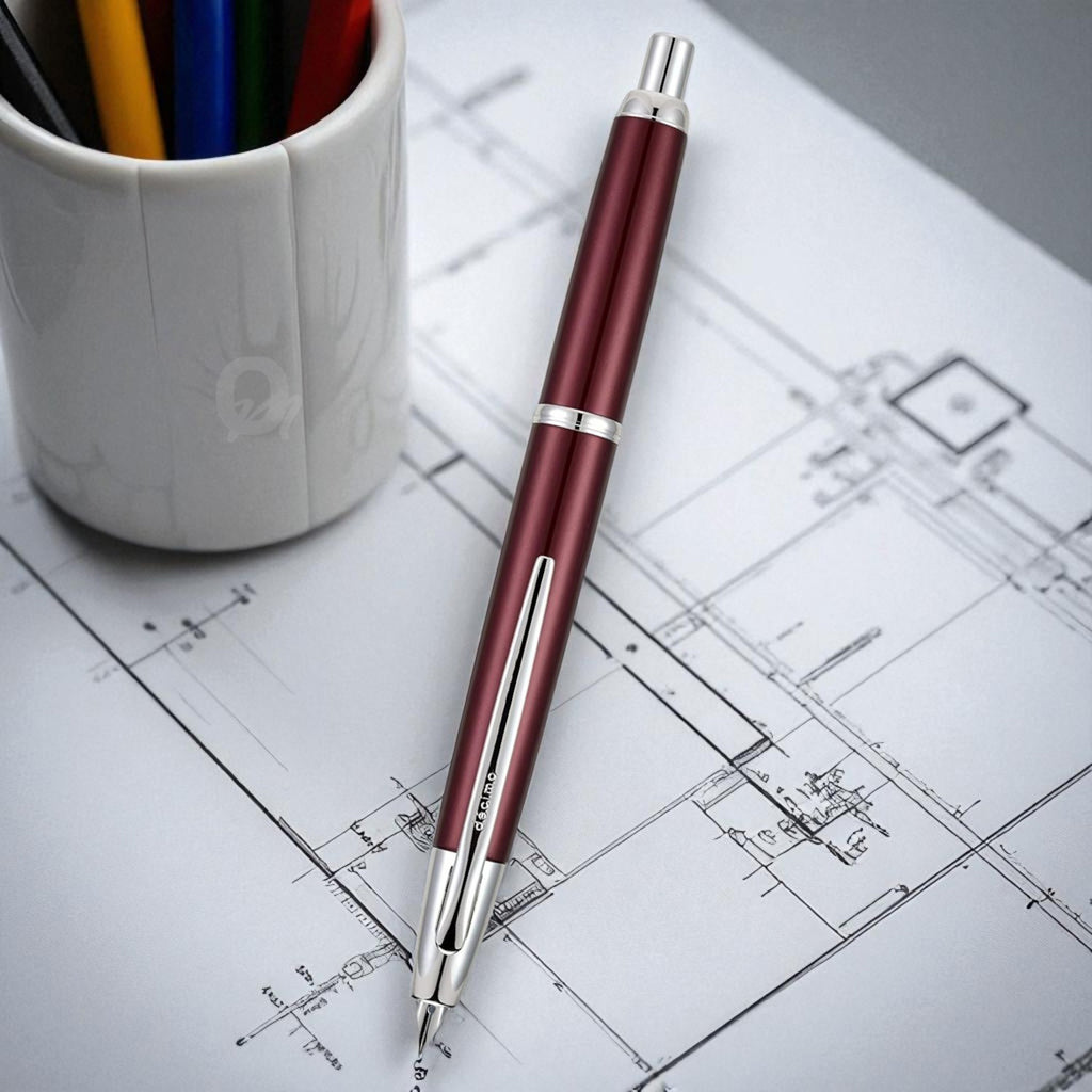 Pilot Capless Decimo Red CT Fountain Pen