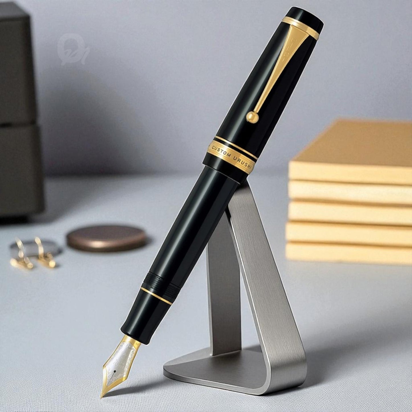 Pilot Custom Urushi Black GT Fountain Pen