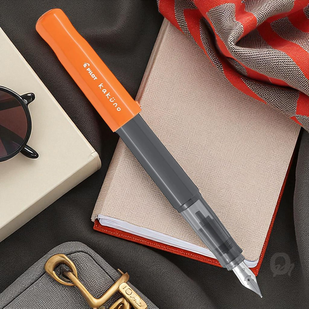 Pilot Kakuno Orange Fountain Pen