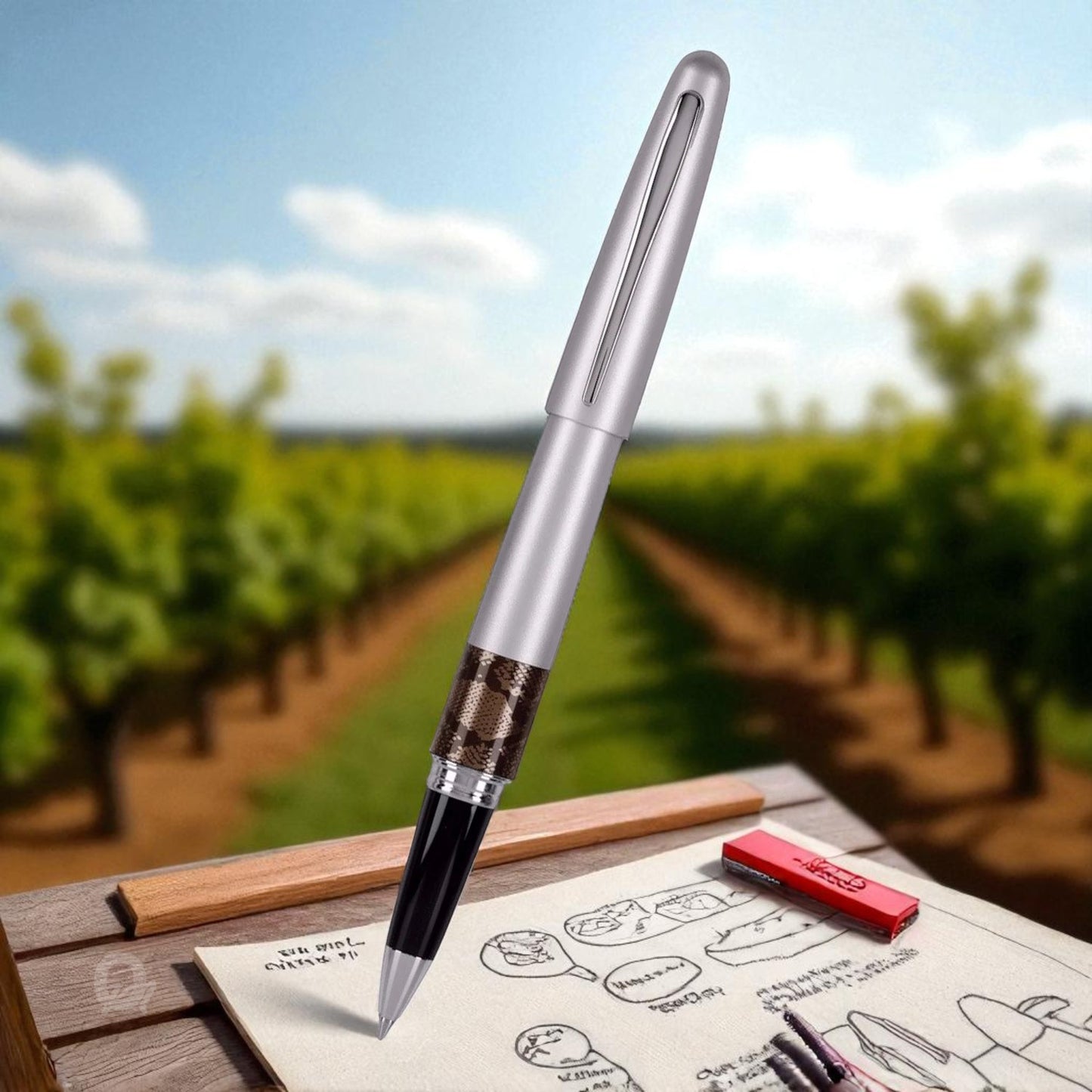 Pilot Metropolitan Python CT Roller Ball Pen BL-MR2-7-PTN-B