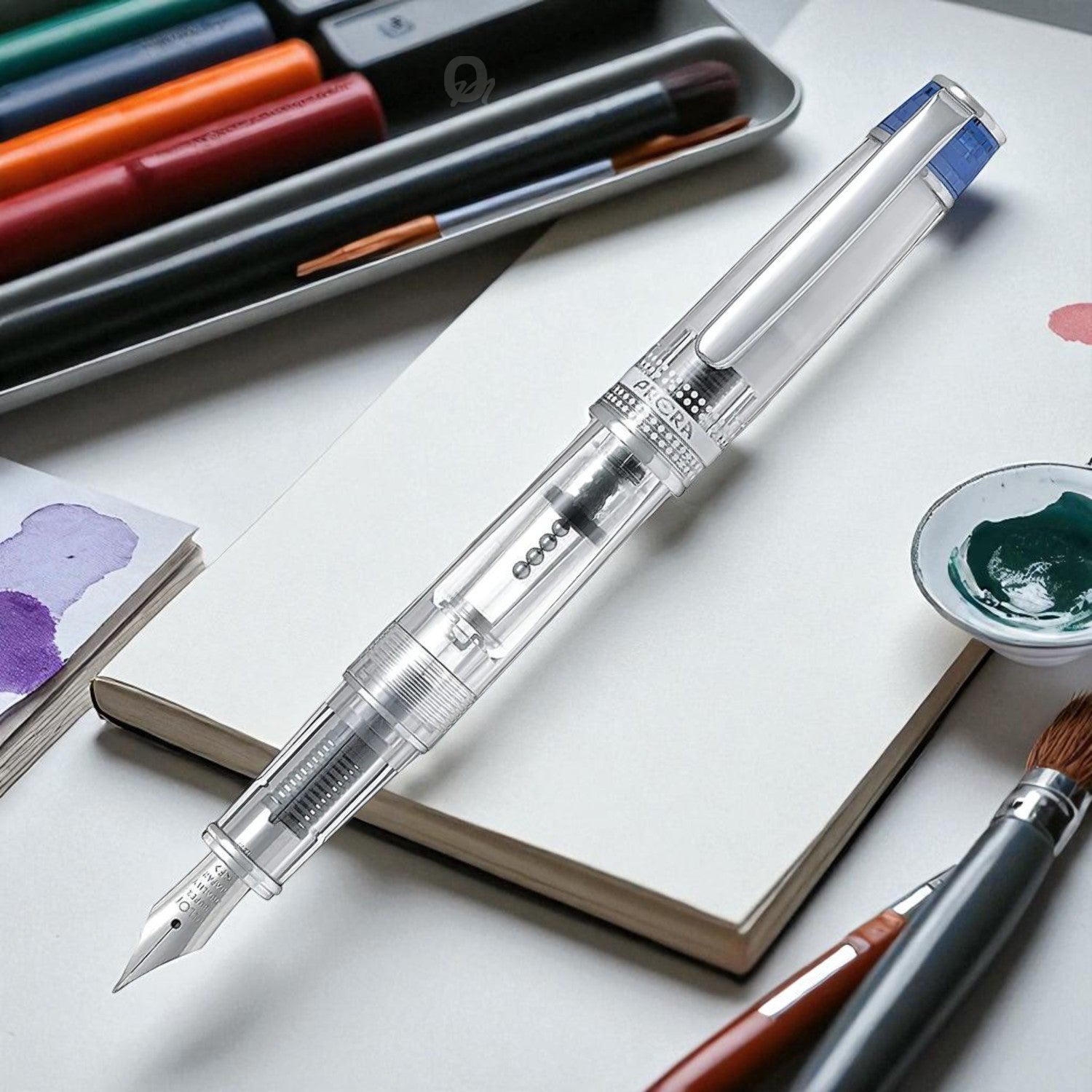 Pilot Prera Transparent Blue Fountain Pen
