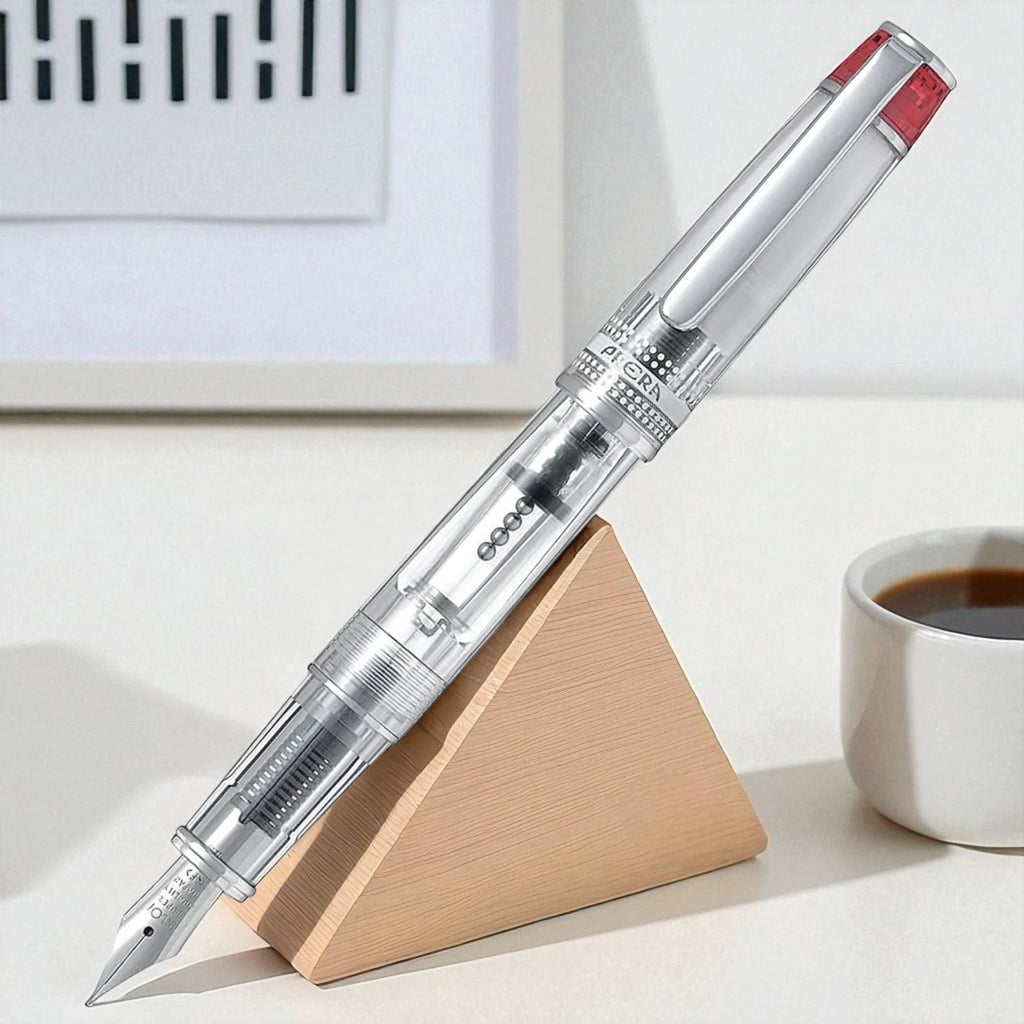 Pilot Prera Transparent Red Fountain Pen