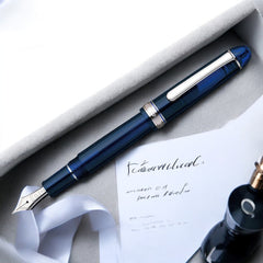 Platinum #3776 Century Chartres Blue ST Fountain Pen PNB15000CR51