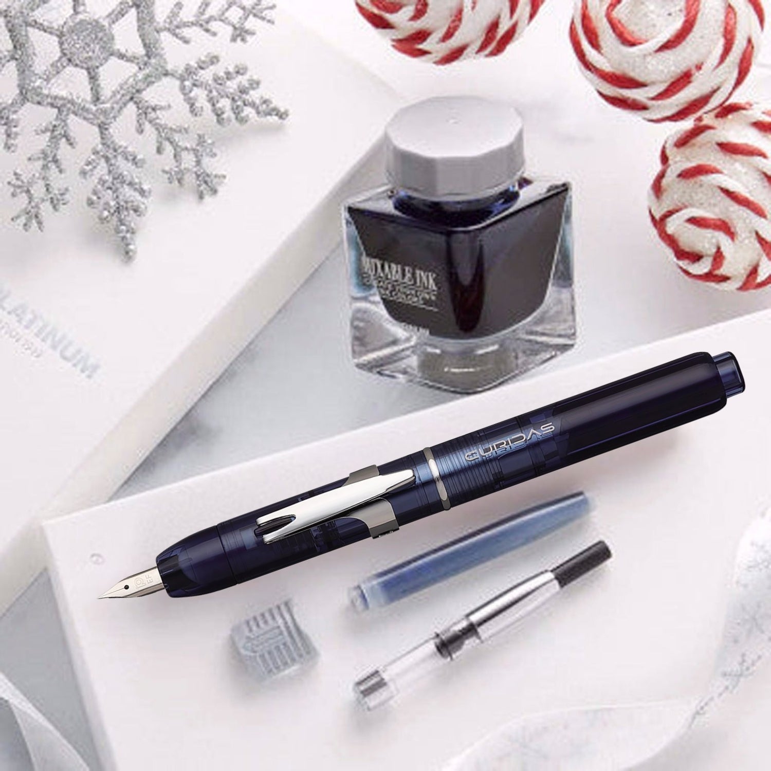 Platinum Curidas Abyss Blue Fountain Pen