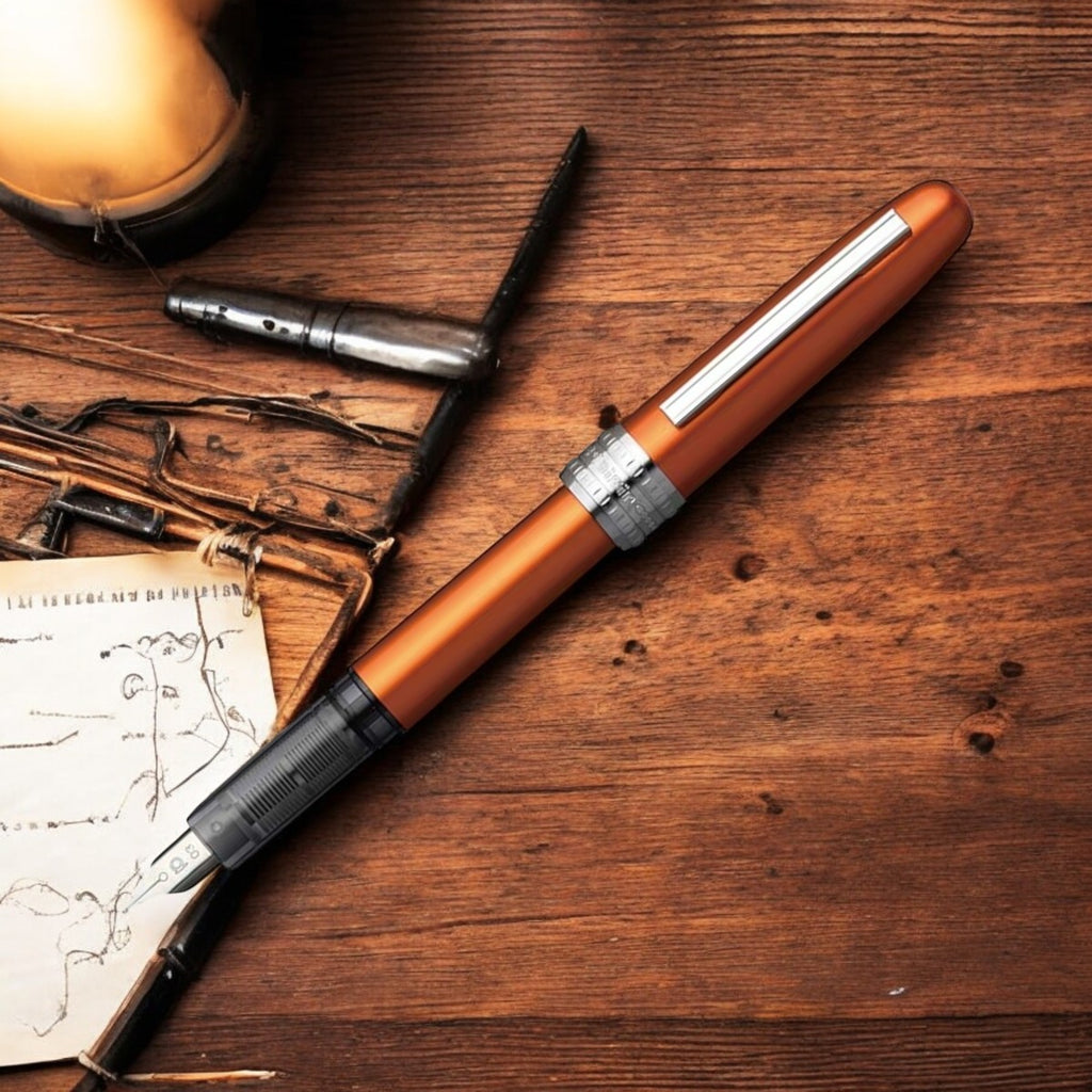 Platinum Plaisir Nova Orange Fountain Pen PGB100025