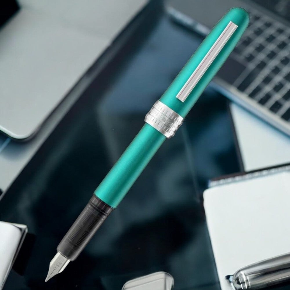 Platinum Plaisir Teal Green Fountain pen PGB150045