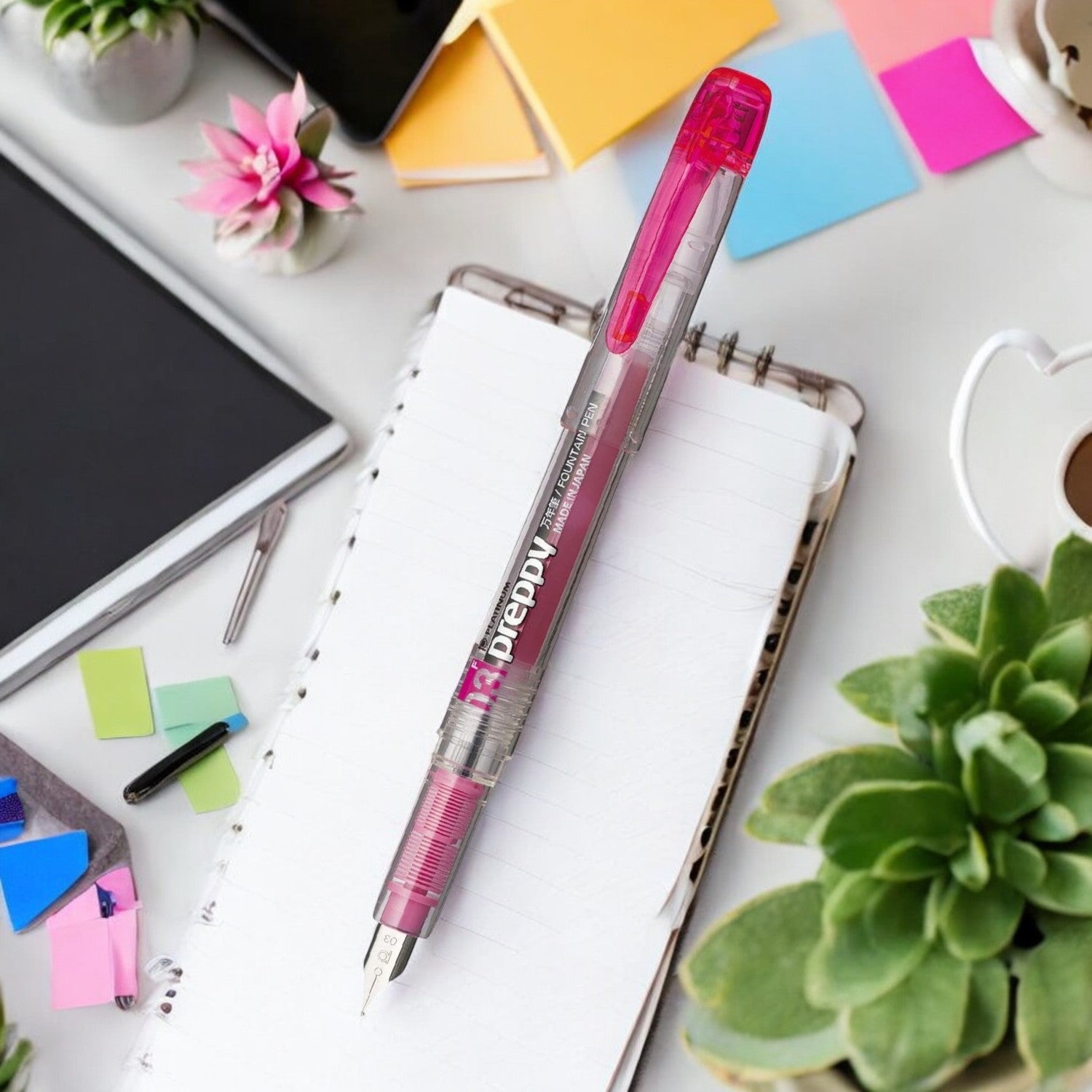 Platinum Preppy Fountain Pen (Pink - 05M) PPQ20021M