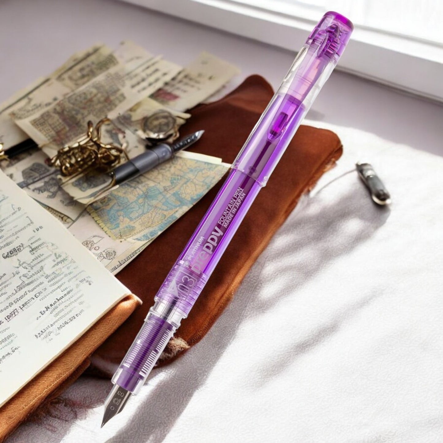 Platinum Preppy Fountain Pen (Violet)