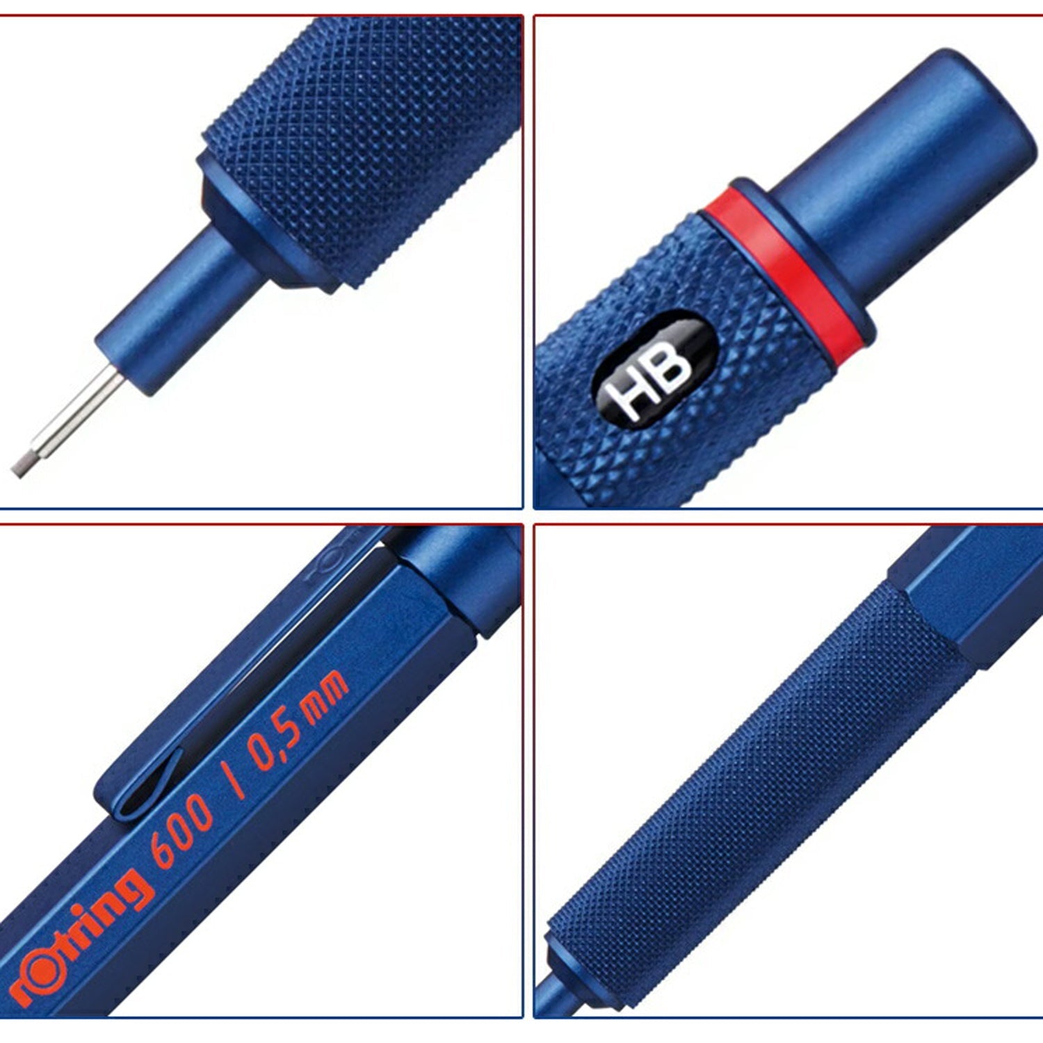 Rotring 600 Blue Mechanical Pencil (0.5 MM) 2114266