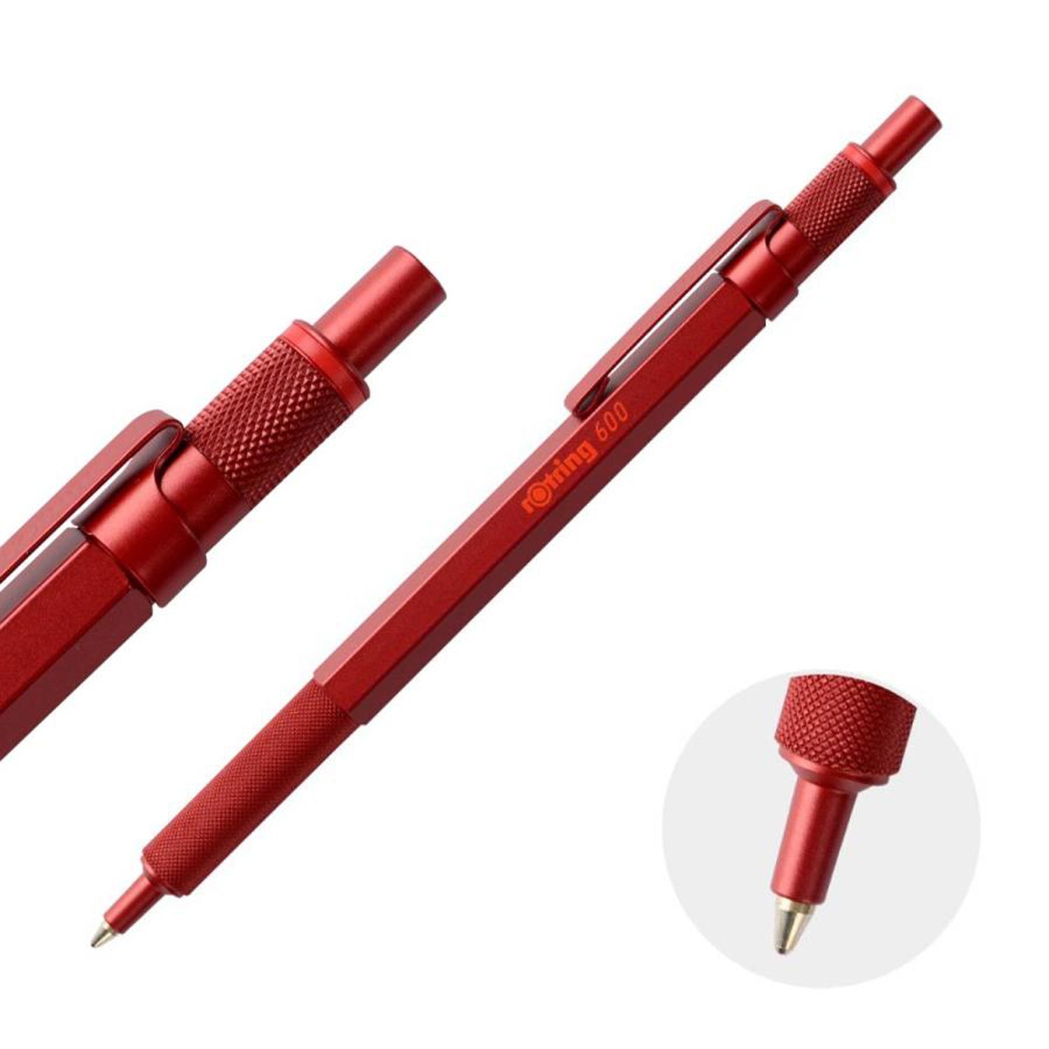 Rotring 600 Red Ballpoint Pen 2114261