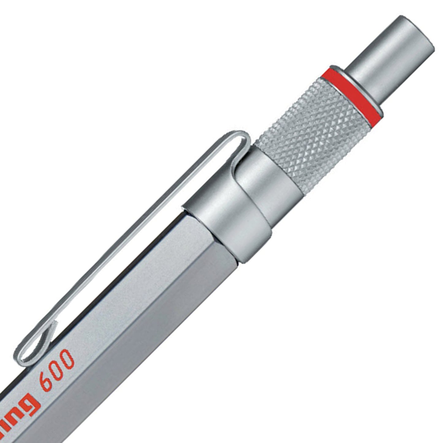Rotring 600 Silver Ballpoint Pen 2032578