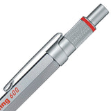 Rotring 600 Silver Ballpoint Pen 2032578