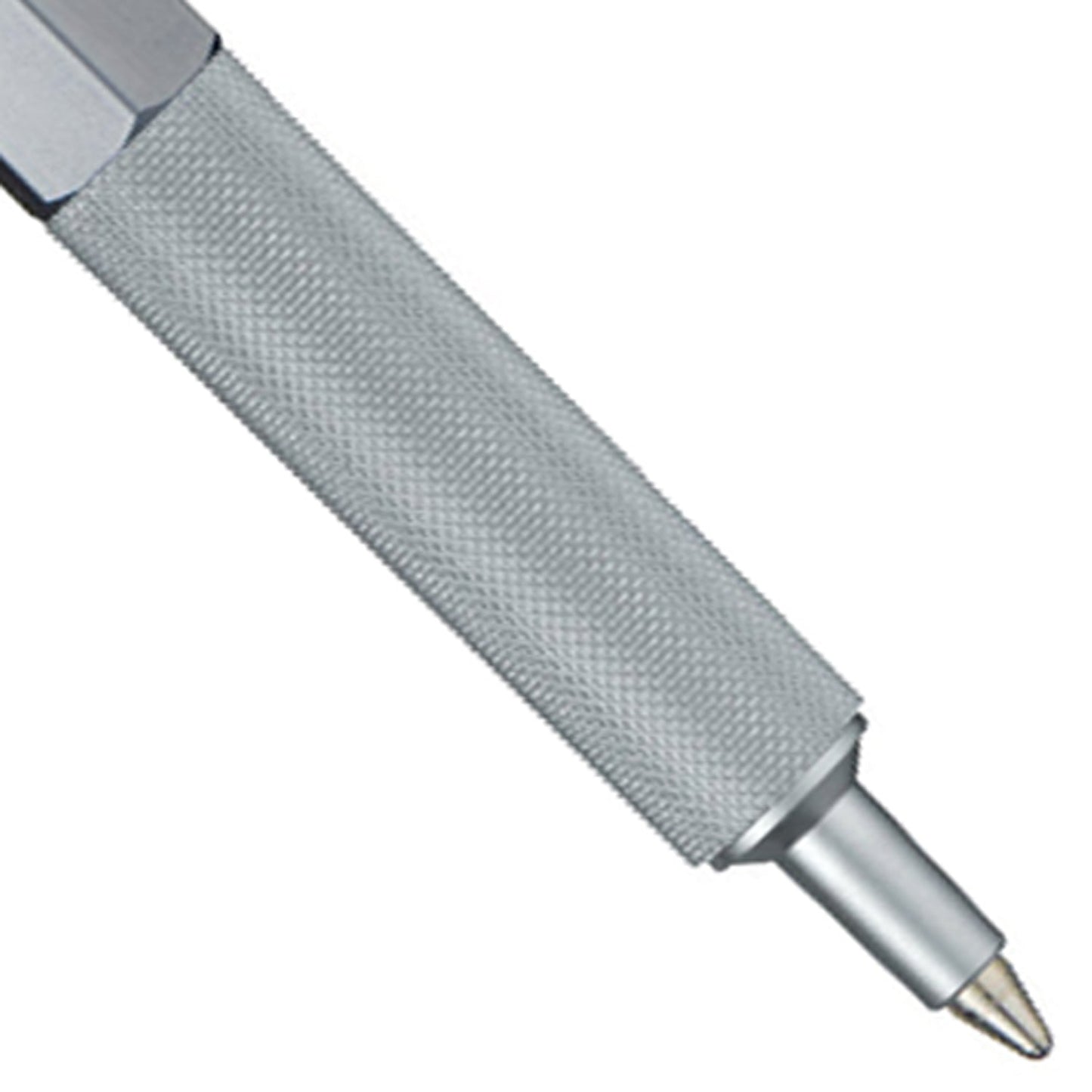 Rotring 600 Silver Ballpoint Pen 2032578