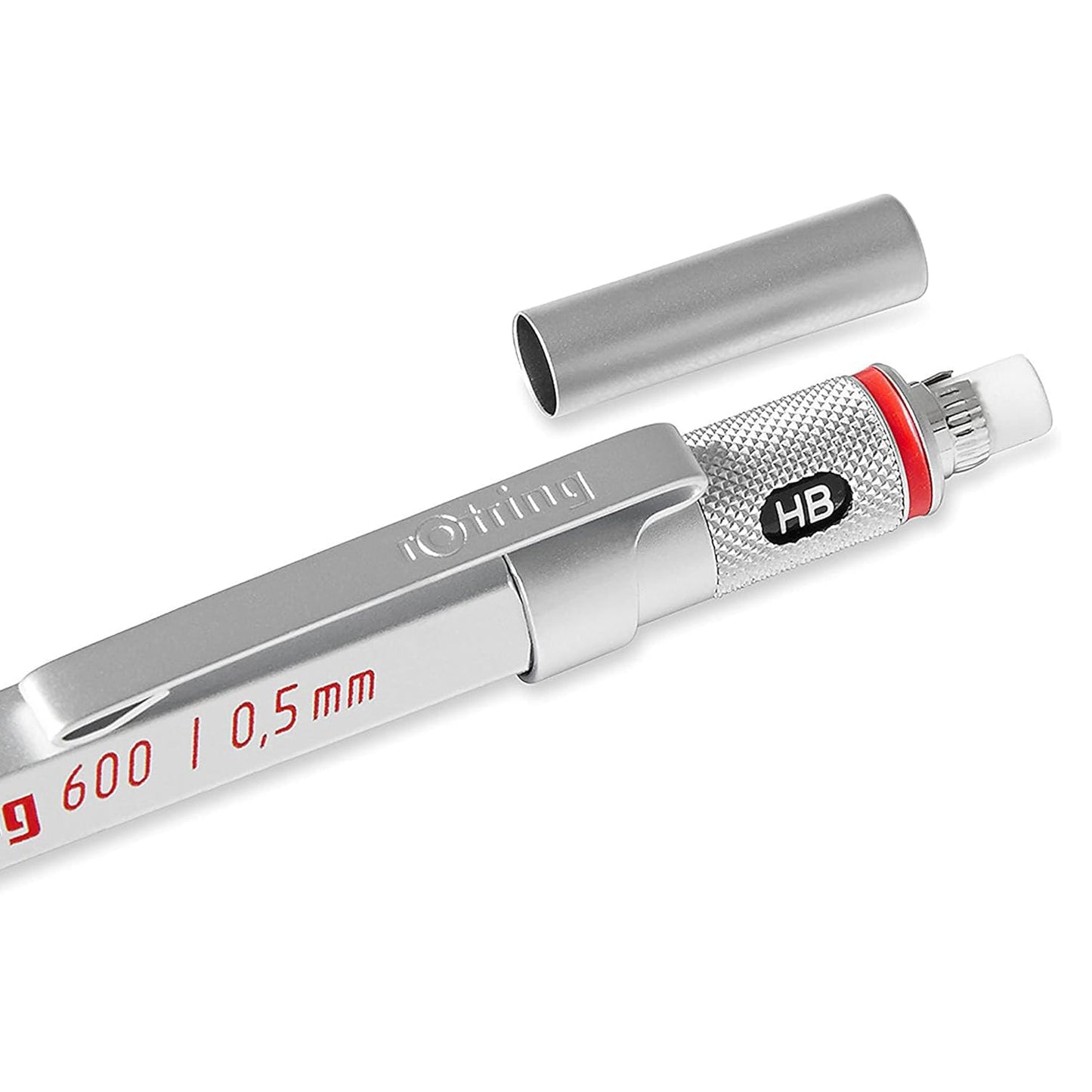 Rotring 600 Silver Mechanical Pencil (0.5 MM) 1904445