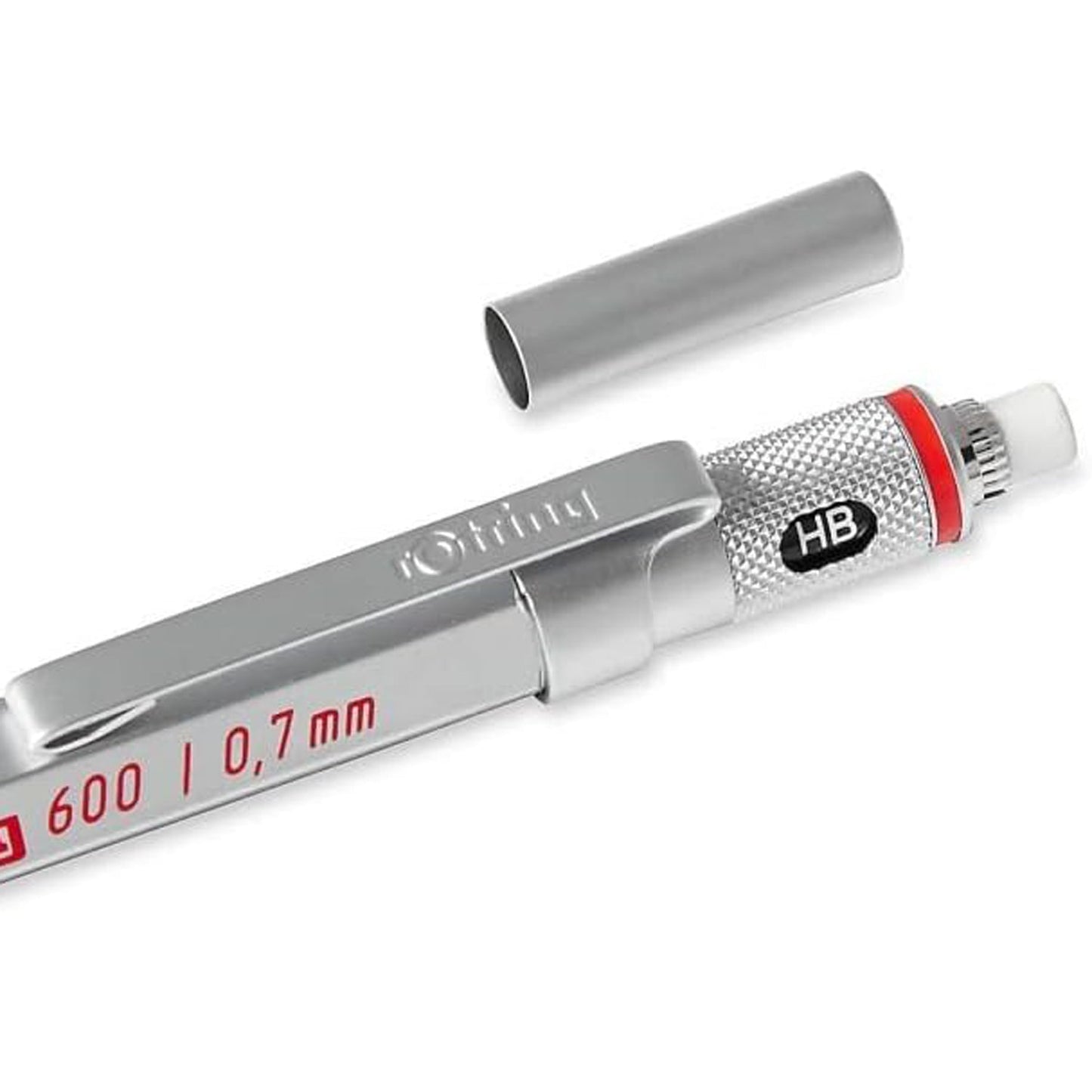 Rotring 600 Silver Mechanical Pencil (0.7 MM) 1904444