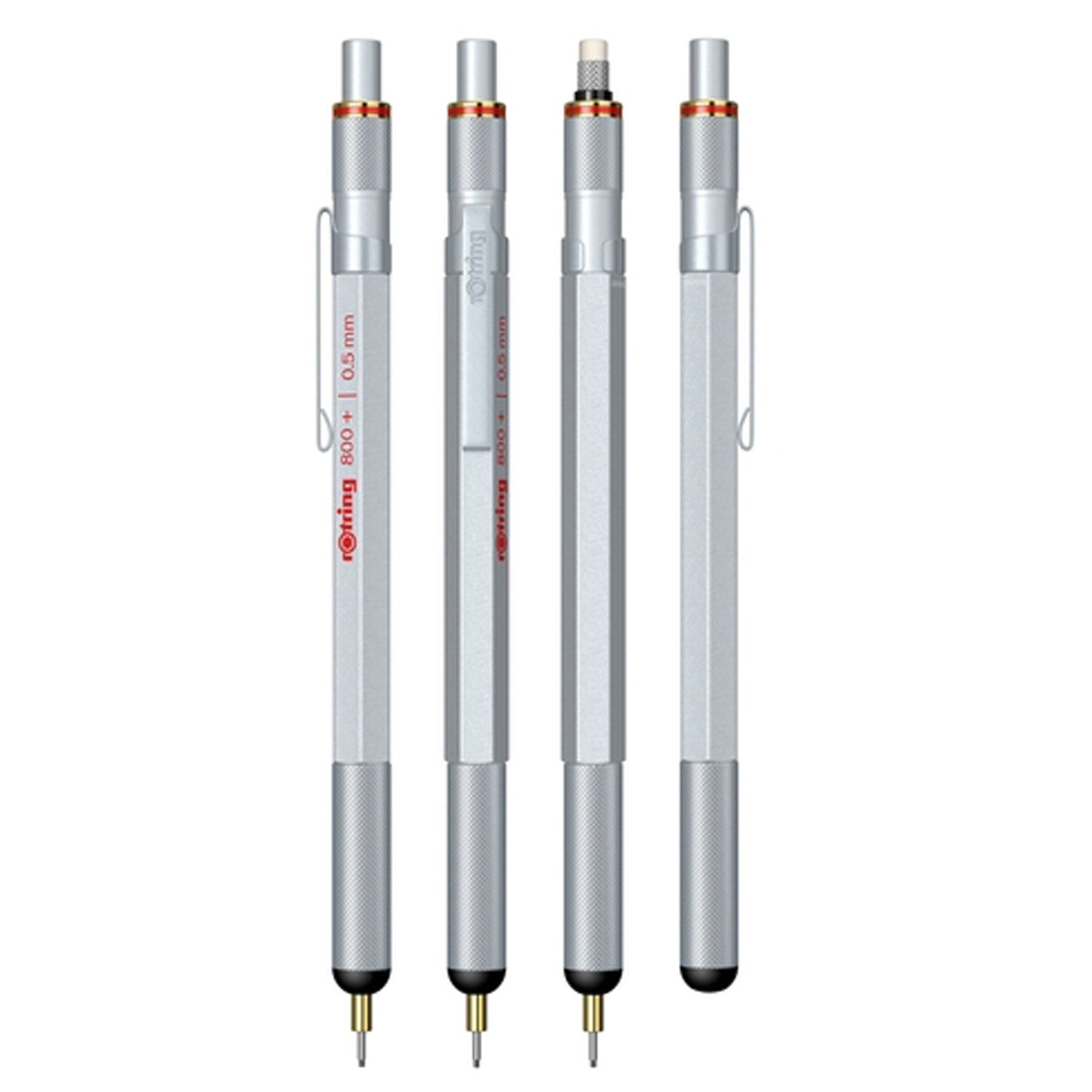 Rotring 800+ Silver Mechanical Pencil (0.5 MM) 1900183