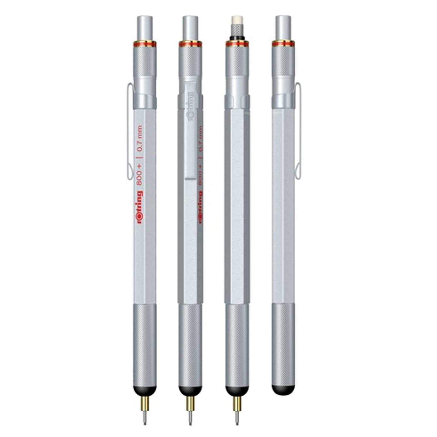 Rotring 800+ Silver Mechanical Pencil (0.7 MM) 1900184
